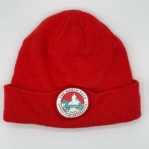 The North Face Red-Orange 2017 Antarctica Expedition Beanie One Size Unisex
